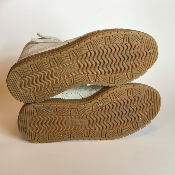 Puma sky contact brown suede high top sneakers size 6.5 - Picture 7 of 8